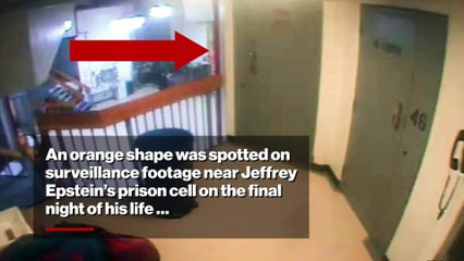 Mystery orange shape spotted near Jeffrey Epstein's jail cell night before his death