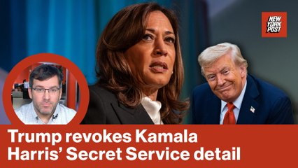 Trump revokes Kamala Harris' Secret Service detail | Reporter Replay