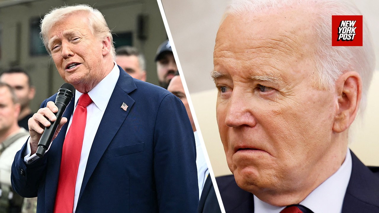 Trump goads Biden: 'Don't want to slip and fall like somebody else I know'