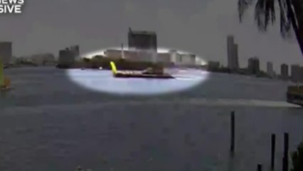 Chilling new video shows barge slamming into sailboat, killing two