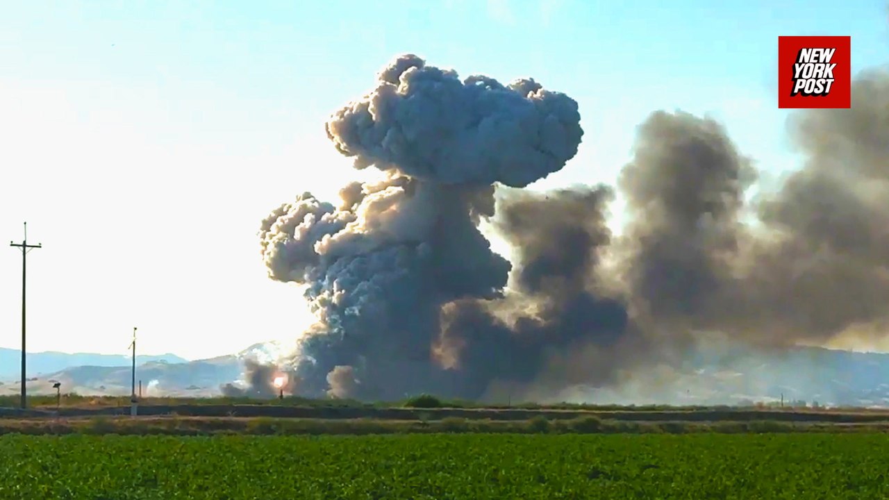 Fireworks warehouse explodes in California, sparks massive evacuation