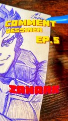 Comment DESSINER Zanark de Victory Road au Stylo Bic ✒️ | Tuto Perso #dessin #tuto #inazumaeleven