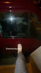 Bu park etme şekli diğerlerinden farklı! Sabah evinden çıkan adam neye uğradığını şaşırdı