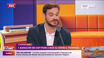 Le bonus RMC : Thomas Bangalter des Daft Punk a mixé au Centre Pompidou - 27/10