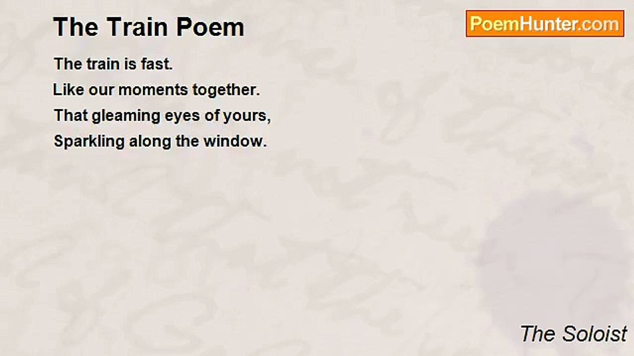 The Soloist - The Train Poem