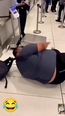Big Guy Breaks Airport Weighing Machine! 😂 | Epic Weight Fail at Airport