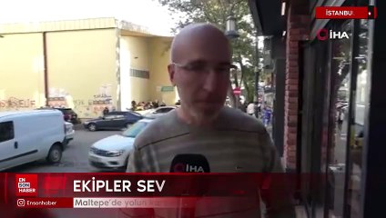 Maltepe’de yolun karşısına geçen kadına minibüs çarptı