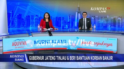 Gubernur Jateng Tinjau Warga Korban Banjir di Semarang, Desak Kementerian PUPR Soal Kolam Retensi