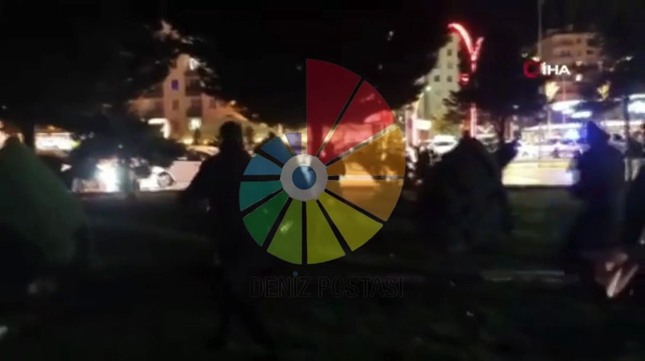 Aksaray’da eski-yeni sevgili kavgası an ve an kameralara yansıdı
