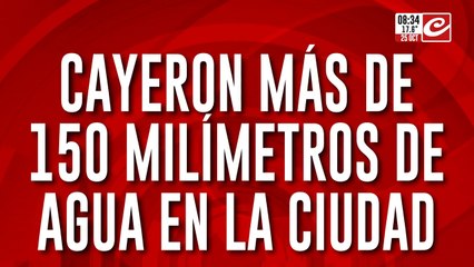 Temporal en el AMBA: en unas horas las lluvias superaron el promedio histórico de octubre
