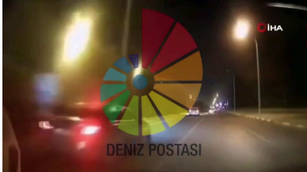 Makas atmak istersen, Motosiklete çarpıp ortalığı savaş alanına çevirdi!