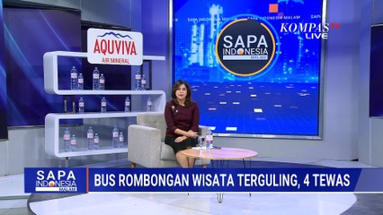 Bus Wisata Alami Kecelakaan di Tol Pemalang, 4 Orang Meninggal | SAPA MALAM