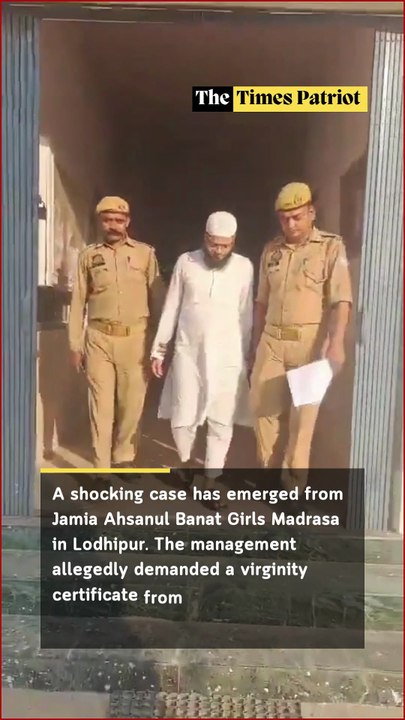 Madrasa Demands “Virginity Certificate” for Class 8 Admission — Admission Head Arrested!