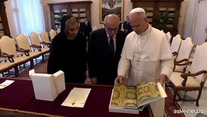 Leone XIV e premier libanese Nawaf Salam si incontrano in Vaticano