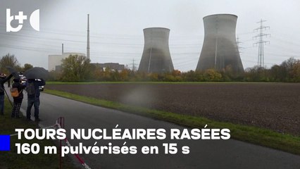 L'Allemagne démolit les tours de 160 m des centrales nucléaires