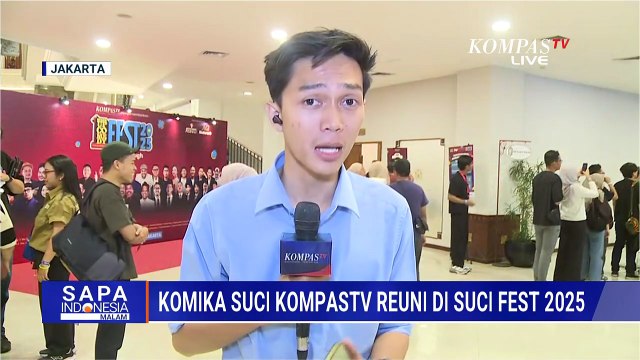Keseruan Komika Suci Kompastv Reuni di Suci Fest 2025 | SAPA MALAM