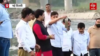 यमुना में छठ पूजा के आयोजन पर सौरभ भारद्वाजा बोले- पानी साफ है तो पीकर दिखाएं सीएम