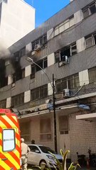 Incêndio atinge escola de teatro na Glória e deixa três pessoas feridas