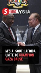 Malaysia, South Africa will continue to voice Gaza issue on world stage, say leaders