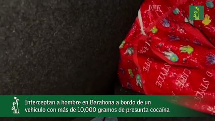 Interceptan a hombre en Barahona a bordo de un vehículo con más de 10,000 gramos de presunta cocaína_1