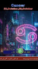 #Cancer♋#23,October,29,October #Weekly #Horoscope2025#predictions #ZodiacInUrdu #myastroloy236 #muhammadsattarbakaar #pakistaniastrology