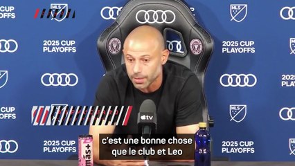 Mascherano sur la prolongation de Messi : "Nous étions sereins"