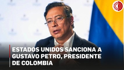 Estados Unidos sanciona a Gustavo Petro, presidente de Colombia