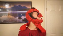 Spiderman Becomes Orange Halloween Spiderman Real Life Super Hero Movie