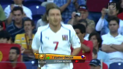 Euro 2004  Czech Republic vs Greece (semi-finals) English commentary