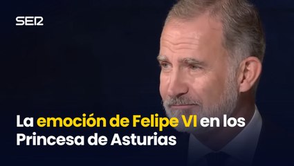 La emoción de Felipe Vi en los Princesa de Asturias