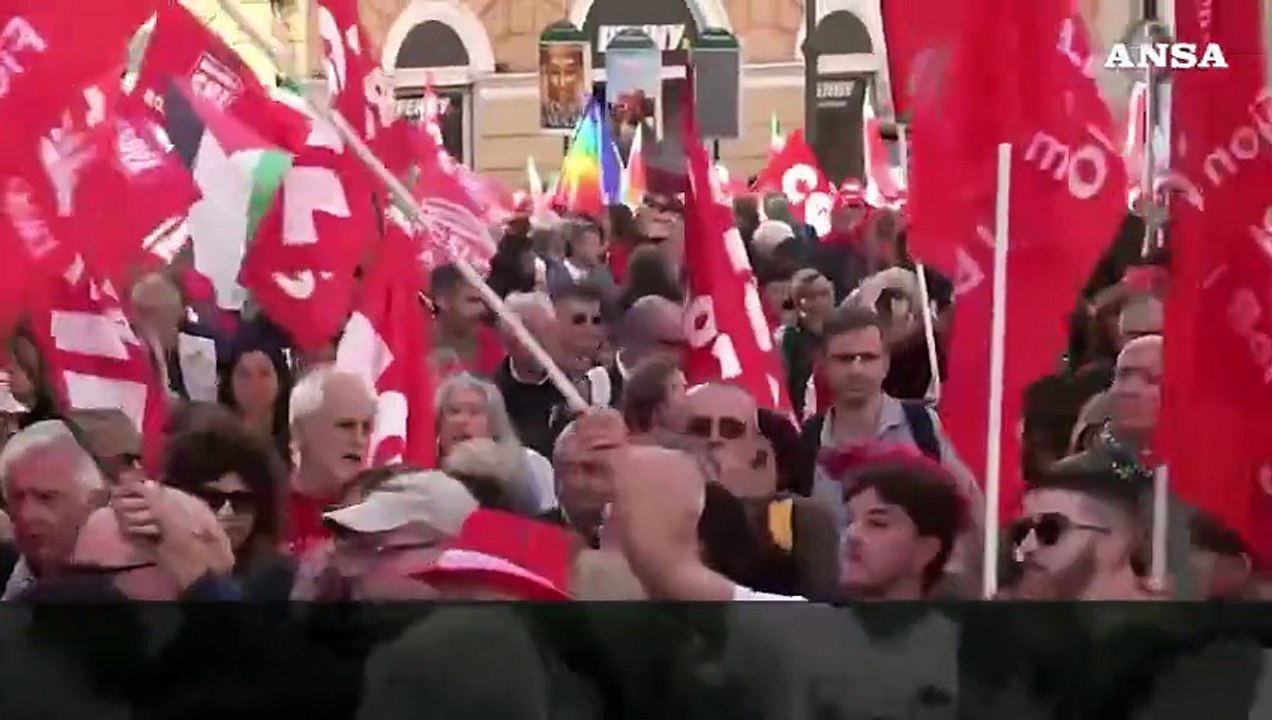 Roma, manifestazione nazionale della Cgil contro la Manovra