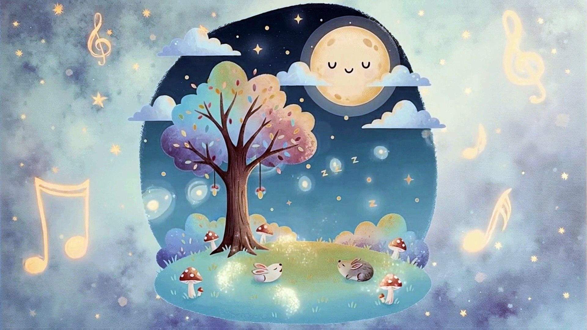 ⁣Deep Sleep Music Lullabies & Soothing Melodies + Nature Sounds  (Forest, birds, wind)🌿 Insomnia 