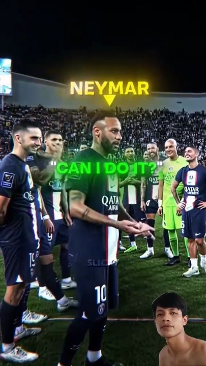 Neymar Jr.'s Shy Interaction with a Girl at the Trophy Ceremony!