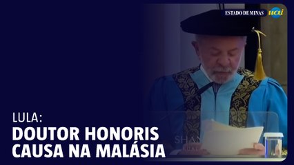 Lula recebe título doutor "honoris causa" na Malásia