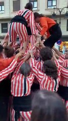 Muixeranga a la manifestació contra Mazón