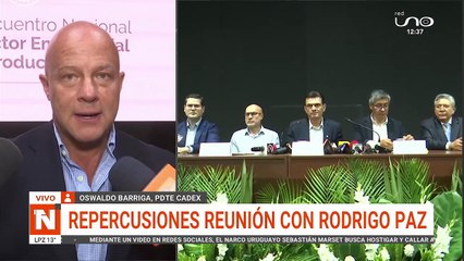 CADEX: REPERCUSIONES REUNIÓN CON RODRIGO PAZ