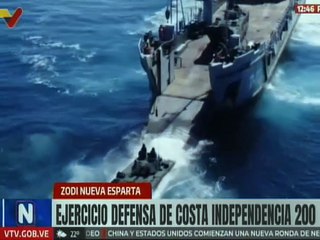 ZODI Nueva Esparta continúa despliegue del Ejercicio Defensa de Costa Independencia 200
