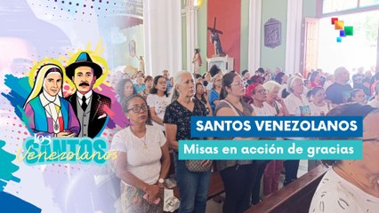 Venezolanos se unen con alegría para celebrar ceremonia religiosa