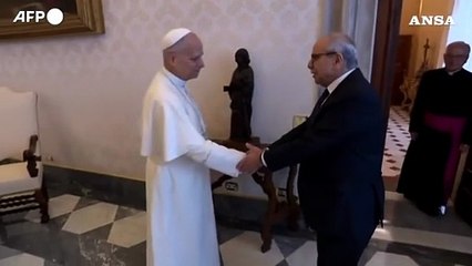 Vaticano, papa Leone riceve il premier libanese Nawaf Salam