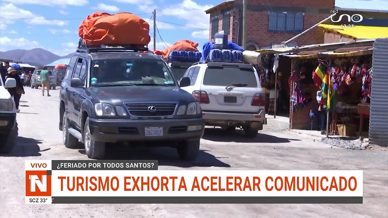 TURISMO EXHORTA ACELERAR COMUNICADO