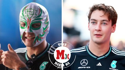 George Russell cuenta sobre su experiencia de incógnito en el GP de México con máscara de luchador: "Lo disfruté mucho"