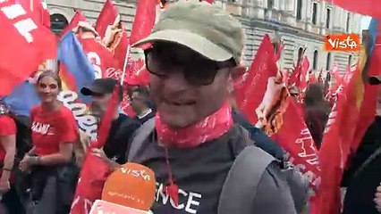 Le voci dei manifestanti al corteo della Cgil a Roma: "Siamo in una dittatura del capitale"