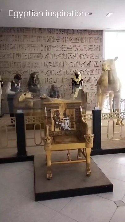 beautiful view of wafi mall and vfs and Egyptian inspiration