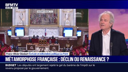 Budget à l'Assemblée nationale: "Je suis pour la démocratie parlementaire, mais il y a une certaine limite", explique Franz-Olivier Giesbert, écrivain