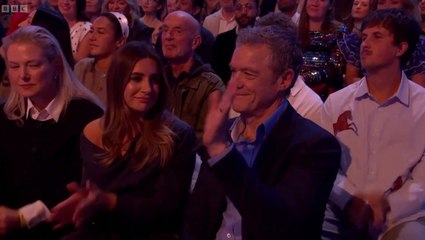 Stefan Dennis watches from Strictly Come Dancing audience after serious leg injury prevents him flying home