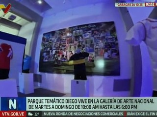 Caracas | Galería de Arte Nacional exhibe exposición inmersiva "Diego Vive"