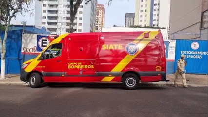 Idosa sofre acidente doméstico e é socorrida pelo Siate no Centro