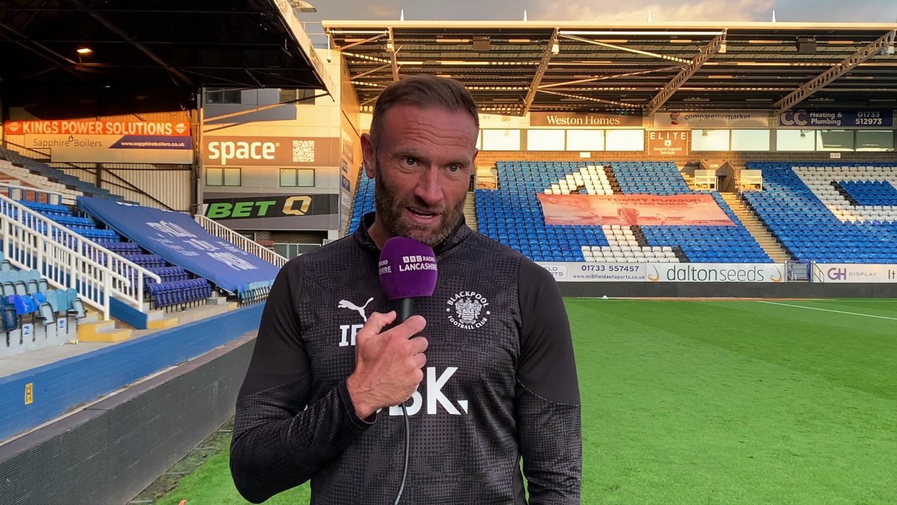 Ian Evatt shares thoughts after first game in charge of Blackpool