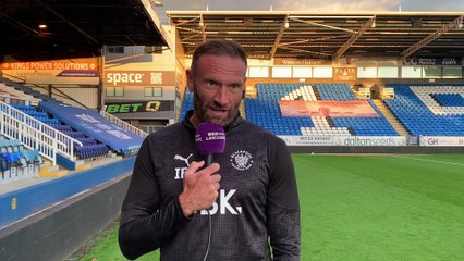 Ian Evatt shares thoughts after first game in charge of Blackpool