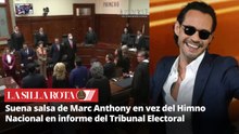 Salsa en lugar del Himno Nacional: el momento viral durante el informe del Tribunal Electoral